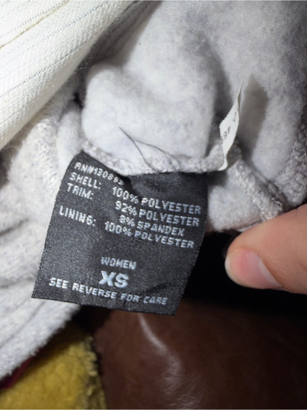 Stoic Gray Plush Fleece Zip Jacket | Size XS - Picture 8 of 8